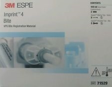 3M ESPE Imprint 4 Bite Dental Registration Material 50 ml Cartridge VPS 71529
