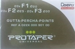 Protaper Universal F1-F3 Assorted GuttaÂ Percha Points Dentsply Tulsa Box of 60