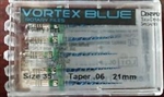 Vortex Blue Rotary Files Dental Root Canal Endodontics Dentsply Tulsa All Sizes