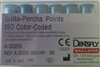 Gutta Percha PointsÂ Size 30 Dentsply Maillefer ISO Color Coded Box of 120 Endo