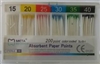 Absorbent Paper Points 15-40 Assorted Color Coded Box of 200Â Meta Biomed Dental