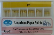 Absorbent Paper Points Protaper DentsplyÂ Style F1 Color Coded Dental Endo HTM