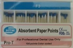 Absorbent Paper Points Protaper DentsplyÂ Style F3 Color Coded Dental Endo