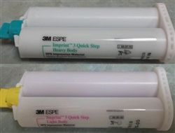 3M ESPE Imprint3 Quick Step Dental Impression Material  Cartridges Heavy / Light Body