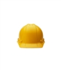 Yellow Non-Vented Hard Hat with Pinlock Adjustment