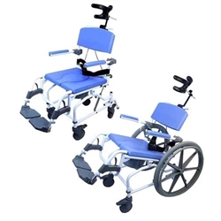 EZee Life Tilting Rehab Shower Commode Chair