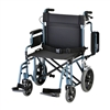 Nova Medical 22 Inches Heavy Duty Transport Chair, 12" Rear Wheels