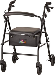 NOVA Medical Products Vibe 6 Steel Rollator Walker