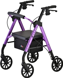 NOVA Star 8 Rollator Walker with Perfect Fit Size System, Lightweight & Foldable, Easy to Lift & Carry, Great for Travel