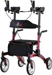 Nova Dragon Fold nâ€™ Go Rise UP Rollator, Upright Standing Walker