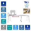 Eagle Health 77993 - Toilet-to-Tub Sliding Transfer Bench (XXLong)