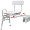 Eagle Health 78768 - Swivel & Sliding Ergo Tub Transfer Bench, Tool Free Assembly