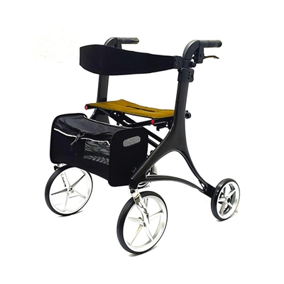Lifestyle Mobility Aids OPUS Euro-Style Rollator - Carbon Fiber Frame