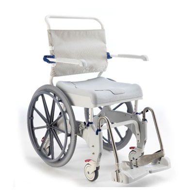 Aquatec Ergo Self Propel XL shower commode chair