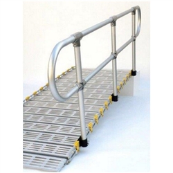 Roll-A-Ramp 36-Inch Modular Ramp With Single Side Loop End Handrail