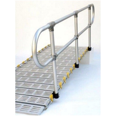 Roll-A-Ramp 36-Inch Modular Ramp With Single Side Loop End Handrail