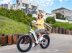 Emojo Breeze Pro Beach Cruiser Step-Thru Electric Bike