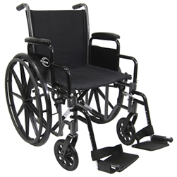 Karman LT-700T Desk Length Detachable Lightweight Wheelchair
