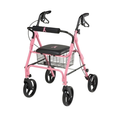 Medline Breast Cancer Awareness Rollator