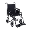 Drive Lightweight Steel Transport Chair w/ Removable Armrests