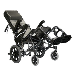 Karman Healthcare Tilt-in-Space Foldable Transport Wheelchair