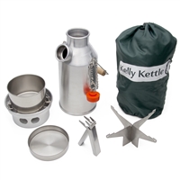Stainless Steel Trekker Kelly Kettle Complete Kit