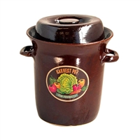 TSM Harvest 5 Liter Fermenting Crock Pot with Crock Stomper