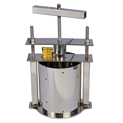 TSM Deluxe Stainless Steel Cheese Press