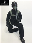 1/4.5 - 1/4 Modern Jet RC Pilot Figure (Black)