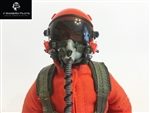 1/7 - 1/8 Modern Jet RC Pilot Figure (Orange)