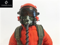 1/7 - 1/8 Modern Jet RC Pilot Figure (Orange)