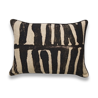 Elitis Zebra CO 117 01 02.  Linen zebra stripe throw pillow.  Click for details and checkout >>