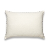 Elitis Veda  CO 120 02 02 linen solid color cream throw pillow.  Click for details and checkout >>