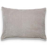 Elitis EurydiceCO 122 13 03 velvet solid color stone gray throw pillow.  Click for details and checkout >>