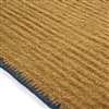 Elitis Atacama Honey.  100% linen golden yellow textured area rug.  Click for details and checkout >>