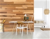 Calico Multi Brown Real Wood Peel and Stick Wall Planks.  Click for details and checkout >>