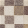 Elitis Indomptee VP 619 03.  Neutral multi color checker design faux fur embossed wallpaper.  Click for details and checkout >>