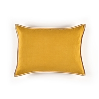 Elitis Big Philia CO 193 27 06 Sunny yellow viscose linen sold color designer accent cushion cover.  Click for details and checkout >>