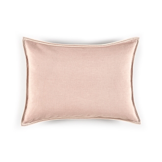 Elitis Big Philia CO 193 52 06 Sweet Pink viscose linen sold color designer accent cushion cover.  Click for details and checkout >>