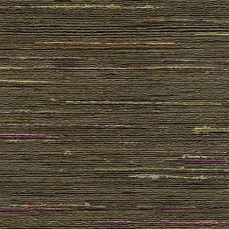 Elitis Talamone VP 851 07.  Forest green multi color horizontal stripe wallpaper.  Click for details and checkout >>
