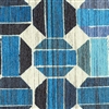 Elitis Pop RM 894 40.  Black and blue circle geometric handcrafted wallpaper.  Click for details and checkout >>