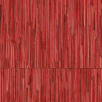 Elitis Formentera VP 715 09.   Ruby red geometric square vinyl textured wallpaper.  Click for details and checkout >>