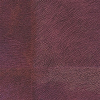 Elitis Memoires Loup VP 656 05.  Maroon red faux horsehide patchwork wallpaper.  Click for details and checkout >>