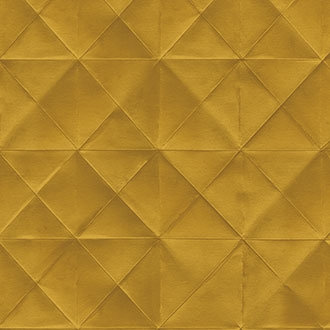 Elitis Pleats TP 170 06.  Golden Yellow Diamond Wallpaper. Click for details and checkout >>