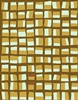 Elitis Initiation TP 312 02.  Mustard yellow and brown geometric abstract print wallpaper.  Click for details and checkout >>