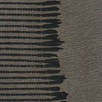 Elitis Memoires Parure VP 658 34.  Dark gray with black stripe faux horsehide wallpaper.  Click for details and checkout >>