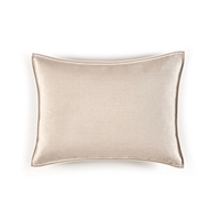 Elitis Philia CO 189 16 02 Mastic cream viscose linen sold color mid size accent pillow.  Click for details and checkout >>