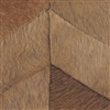 Elitis Sauvages Sante Fe VP 968 70.   Brown embossed vinyl wallpaper chevron faux animal hide. Click for details and checkout >>