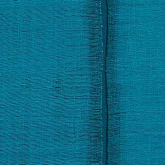 Elitis Nomades VP 895 44.  Blue and black stripe silk and linen weave vinyl wallpaper for a wall. Click for details and checkout >>
