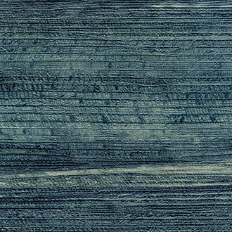 Elitis Opening VP 725 14.  Aqua blue abaca fiber banana leaf textured vinyl wallpaper.  Click for details and checkout >>